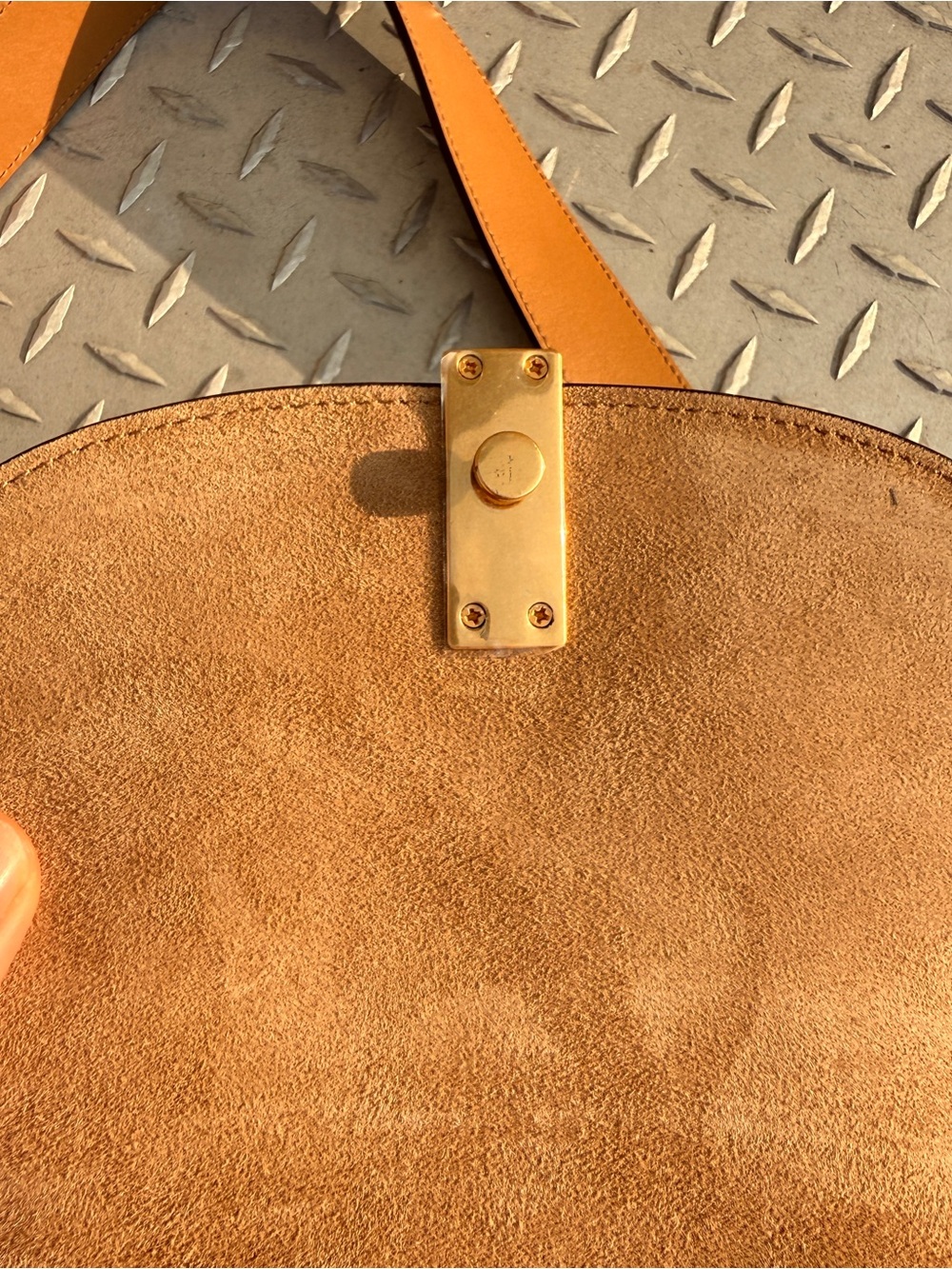 Polo Ralph Lauren ID Calfskin Mini Saddle Bag - Picture 10 of 12